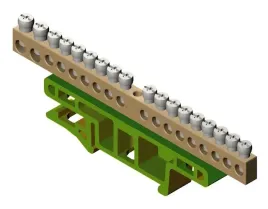 listwa-zaciskowa-pe-18-mostek-na-szyne-din-zielona