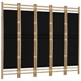 skladany-parawan-5-panelowy-200-cm-bambus-i-plot-liczba-skrzydel-5