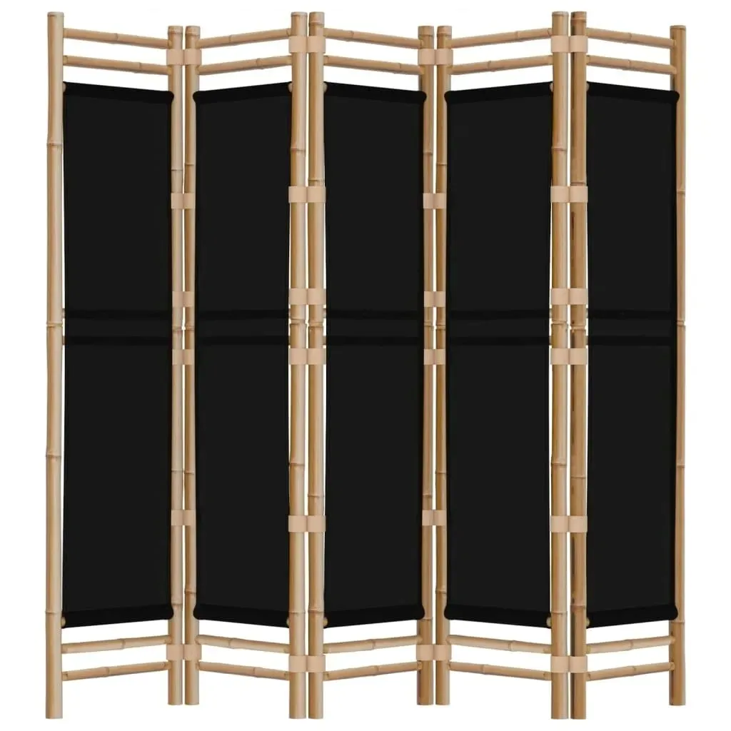 skladany-parawan-5-panelowy-200-cm-bambus-i-plot