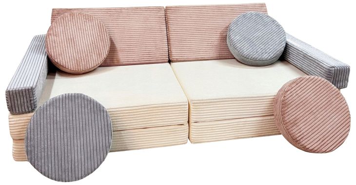 SOFA MODUŁOWA DLA DZIECI PIANKOWA KLOCKI SZTRUKS POLSKA FIRMA