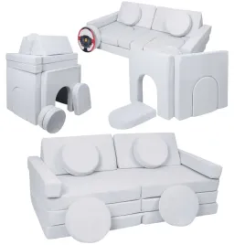sofa-modulowa-dla-dziecka-samochod-z-kierownica-szary-piankowa-klocki