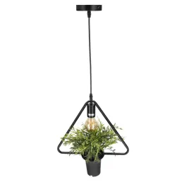 lampa-wiszaca-loft-doniczka-trojkat-e27-czarna-edo