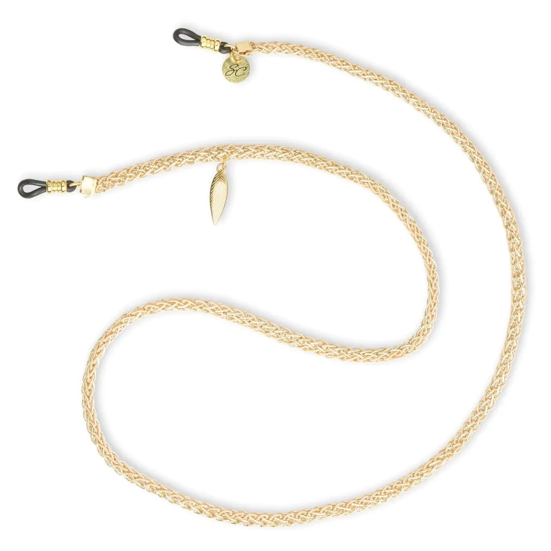 lancuszek-do-okularow-tiny-c-gold-strap-stan-nowy
