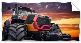 recznik-bawelniany-70x140-traktor-czerwony