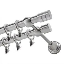 karnisz-podwojny-440-cm-stalowy-fi-19-cylinder-frezowany-komplet