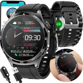 smartwatch-zegarek-meski-czarny-elegancki-pomiary-ekg-jezyk-polski-rozmowy