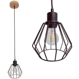 lampa-sufitowa-wiszaca-diana-zyrandol-loft-drewniana-dab-1x-diament-stylowa