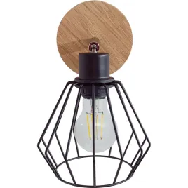 kinkiet-scienny-lampa-scienna-diana-loft-drewniana-dab-1x-diament-stylowa