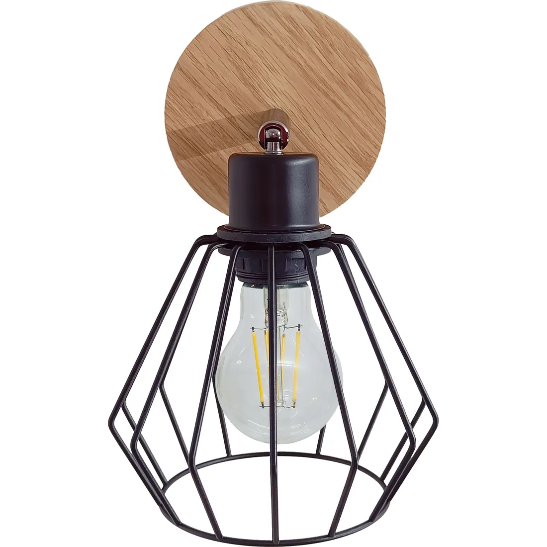 kinkiet-scienny-lampa-scienna-diana-loft-drewniana-dab-1x-diament-stylowa