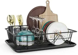 suszarka-do-naczyn-tacka-ociekowa-i-uchwyt-na-sztucce-42x32x12cm-czarna