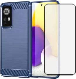 niebieskie-silikone-miekkie-etui-do-xiaomi-12-szklo-ochronne-na-ekran