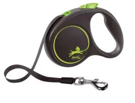 smycz-automatyczna-flexi-black-design-s-5-m-zielony