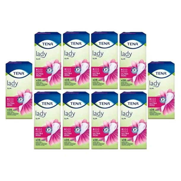 Wkładki urologiczne na nietrzymanie moczu TENA Lady Slim Ultra podpaski