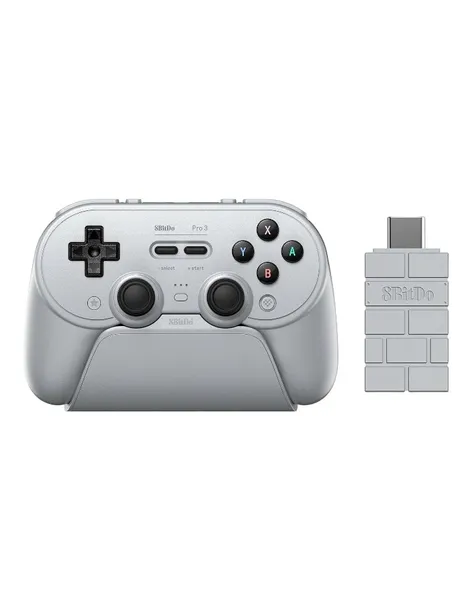 pad-gamingowy-8bitdo-pro-3-bluetooth-switch-pc-android-szary-nowy-marka-8bitdo