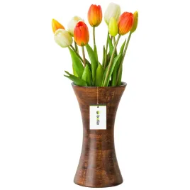 wazon-ceramika-klepsydra-brazowy-flakon-223cm