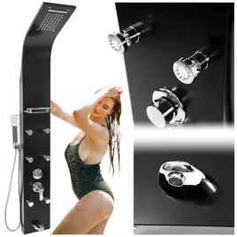 panel-prysznicowy-czarny-mat-deszczownica-prysznic-polka-wlewka-wodospad