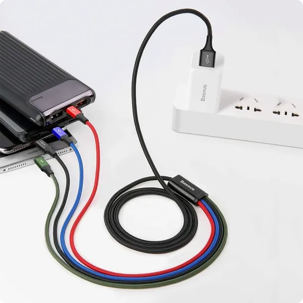 szybki-kabel-mocny-przewod-baseus-4w1-usb-do-iphone-lightning-micro-2xusb-c-stan-nowy-kolor-czarny