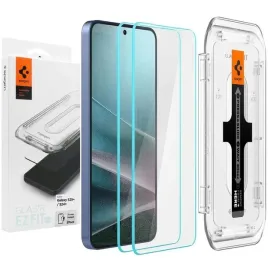 2x-szklo-hartowane-szybka-spigen-ez-fit-ramka-do-samsung-galaxy-s25-plus