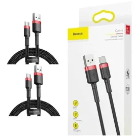 2x-baseus-kabel-usb-c-typ-c-2m-200cm-wytrzymaly-mocny-szybki-pleciony-2a-qc