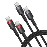 baseus-kabel-cafule-charging-cable-usb-c-to-usb-c-100w-1m-2pcs-stan-nowy-kod-producenta-565132