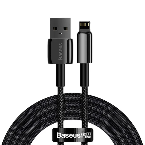 baseus-mocny-kabel-usb-do-lightning-iphone-ipad-przewod-oplot-2-4a-2m-stan-nowy-marka-baseus