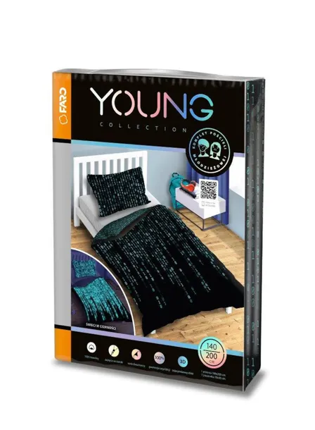 posciel-young-160x200-matrix-fluo-032-rodzaj-zapiecia-zamek-blyskawiczny