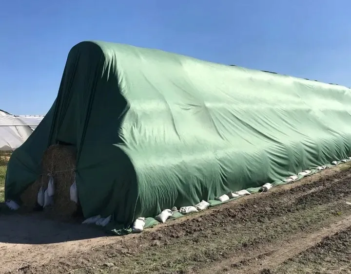 Fliz do słomy Mata ochronna na stogi Siano Słoma Rolki 9,8m x 12,5m
