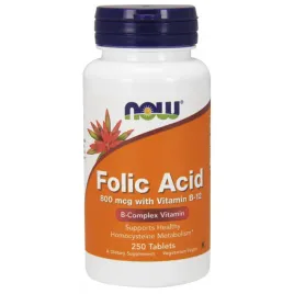 now-foods-folic-acid-kwas-foliowy-800-mcg-witamina-b12-25-mcg-250-tabl