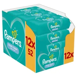 pampers-fresh-clean-chusteczki-nawilzane-dla-dzieci-12x-52-szt