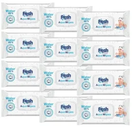 12x-aqua-wipes-nawilzane-chusteczki-dla-dzieci-99percent-pure-water-mokre-60-szt