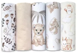 pielucha-pieluszka-flanelowa-5-pak-zestaw-5-sztuk-kolorowe-grube-z-flaneli