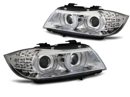 lampy-reflektory-bmw-e90-91-09-11-drl-chrom-xenon