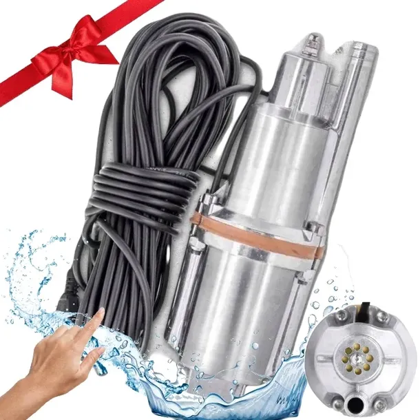 POMPA DO WODY CZYSTEJ BRUDNEJ ZATAPIALNA POMPKA TYPU RUSKA 600W Mocna Mała