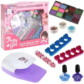 zestaw-do-stylizacji-paznokci-dla-dzieci-suszarka-kosmetyki-salon-manicure