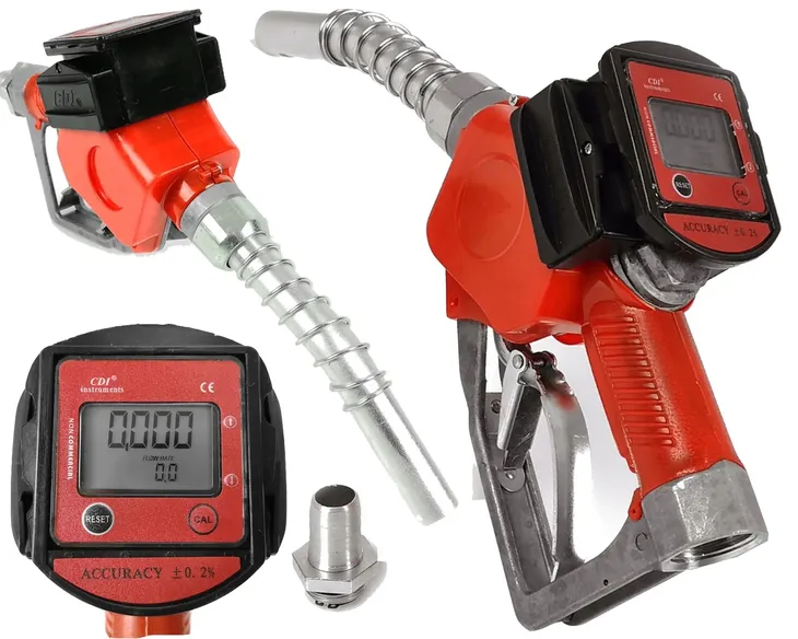 PISTOLET DO PALIWA CPN Z LICZNIKIEM LCD ODBIJAJĄCY