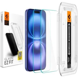 2x-szklo-hartowane-spigen-ez-fit-aplikator-do-apple-iphone-16-15-do-etui
