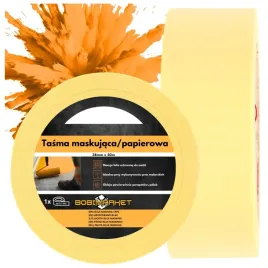tasma-malarska-papierowa-38mm-x-50m-zolta-maskujaca-do-odcinania