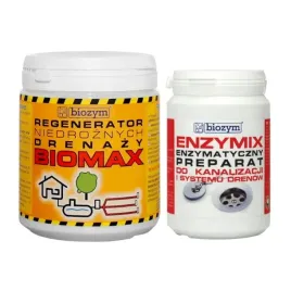Zdjęcie produktu UDRAŻNIACZ DRENAŻU RUR DRENÓW POŚ BioMAX + EKO UDRAŻNIACZ KANALIZACJI RUR