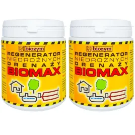 Zdjęcie produktu SILNY UDRAŻNIACZ DRENAŻU BioMax UDRAŻNIANIE DRENÓW USUWA ZATORY BLOKADY x2