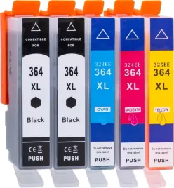 5x-tusz-do-drukarki-hp-photosmart-5524-5520-364-xl