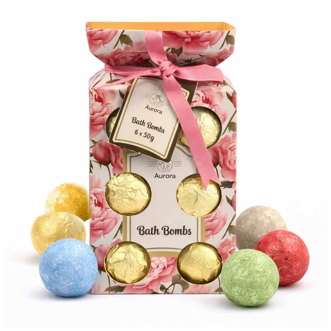 aurora-zestaw-musujace-kule-do-kapieli-6-50g-6-zapachow-prezent-walentynki