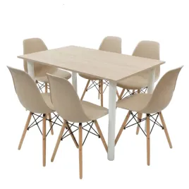 zestaw-stol-lugano-120x80-sonoma-nogi-biale-6-krzesel-milano-bezowych