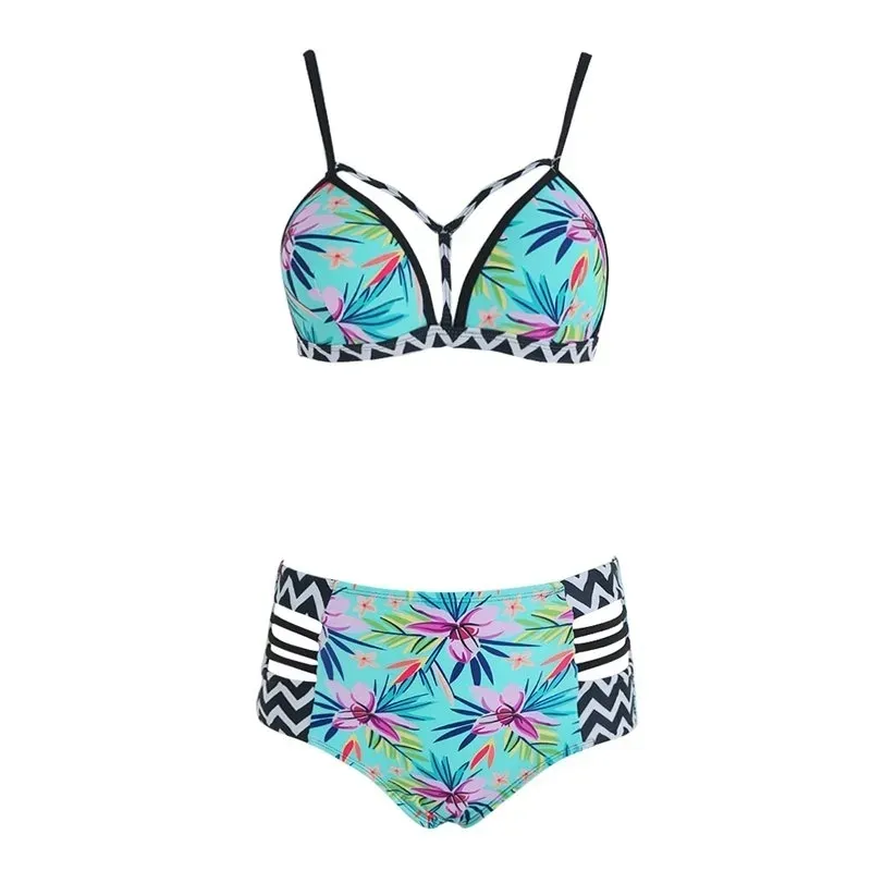 stroj-bikini-wysoki-stan-aztec-boho-floral-l
