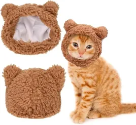 czapka-kaptur-dla-psa-kota-cute-miekki-regulowany-niedzwiadek-smieszne-cute