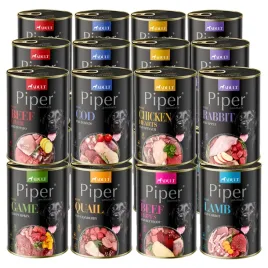 dolina-noteci-piper-premium-mokra-karma-dla-psa-puszki-mix-smakow-24x400g