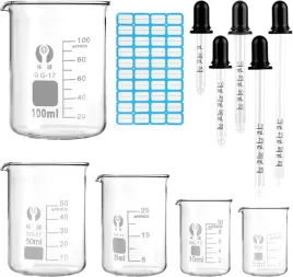 5x-szklana-miarka-zlewka-lekcje-chemii-nauka-pesety-kroplomierz-etykiety