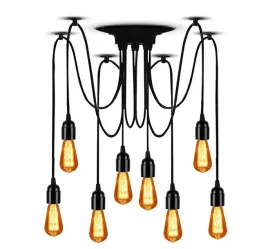 lampa-sufitowa-wiszaca-zyrandol-pajak-8-e27-led