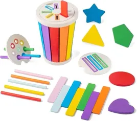 drewniana-zabawka-montessori-nauka-ksztaltow-kolorow-prezent-dla-dzieci
