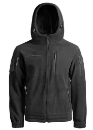 bluza-meska-z-kapturem-polarowa-rozpinana-mil-tec-ii-generacji-czarna-xl