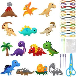 zestaw-do-szycia-dla-dzieci-filcowe-dinozaury-bezpieczna-igla-zestaw-diy